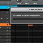 drag and drop audio or midi from maschine