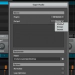 exporting audio