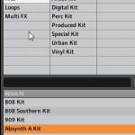 loading a drum kit into maschine