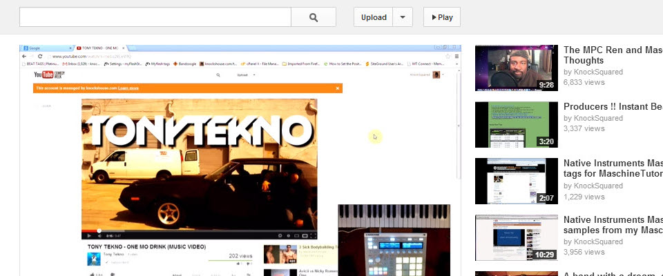 Knock “One Mo Drink” beat making video