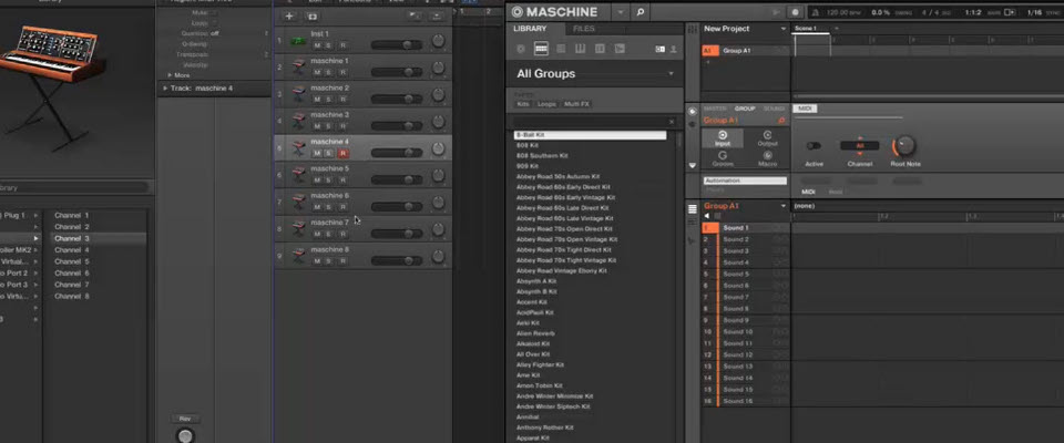 Maschine  MIDI sequencing in Logic Pro X with Maschine Studio - Maschine  Tutorials